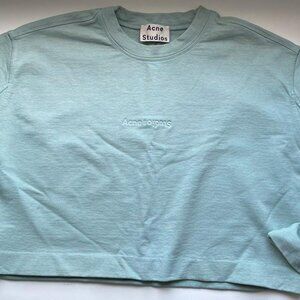 Acne Studios Cotton Crop Sweartshirt Top XS